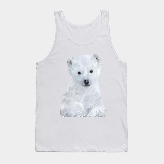 Little Polar Bear Tank Top by Amy Hamilton